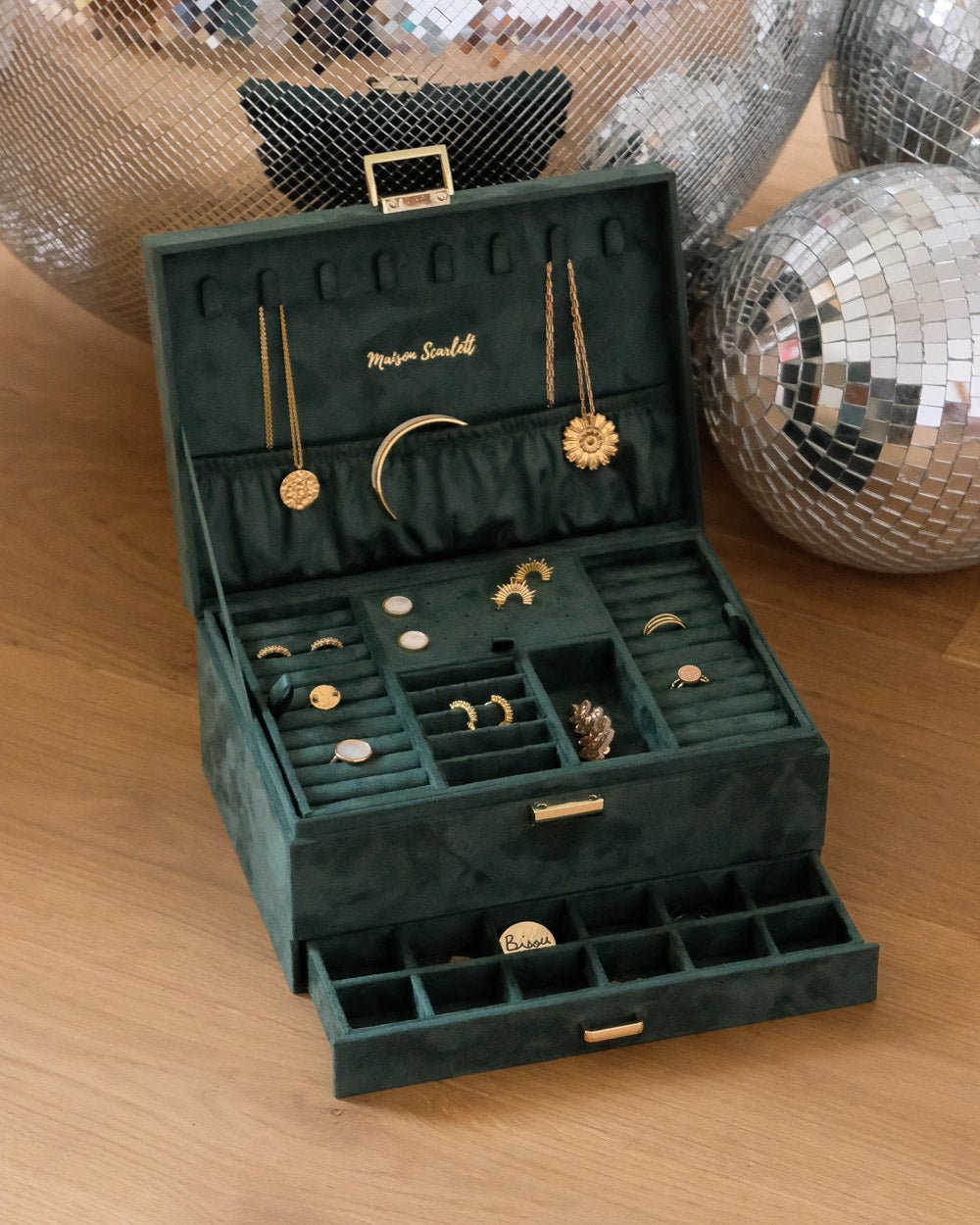 Denise Velvet Jewelry Box